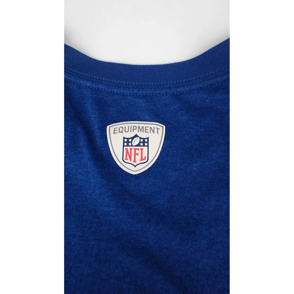 Nike Indianapolis Colts NFL Training Mens Small Blue Dri-FIT L/S Shirt